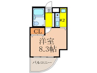 ナビシティ大須Ⅱ（９０４）の物件間取画像